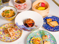 【水仙コース】点心・季節の蒸しスープ・本日の炒飯など全10品｜飲み放題追加可	