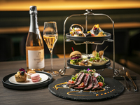 【季節の味覚】PEAKS Night High Tea＋ロゼスパークリングワイン フリーフロー（LO 90分）