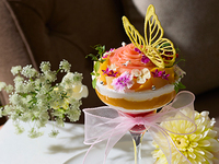 [June 1st - August 31st] Peach and Mango Summer Bouquet Parfait
