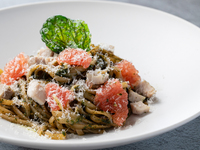 [Seasonal Special] Genovese Pasta with Itoshima Pork and Grapefruit + Buffet (Adult)