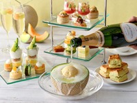 [Entry at 12:00 PM, 180-minute limit] <Limited quantity, includes Shizuoka Crown Melon Champagne Float> Melon Afternoon Tea & 25 types of free-flowing coffee | 12,000 yen