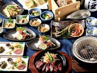 ★会食、接待におすすめ！料理はお一人様ずつ個々盛りで★和コース　　料理9品　 5200円★