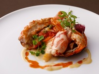 A premium course featuring one whole wild lobster (half portion)