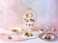 【ディナー限定】乾杯モエシャン×氷温熟成牛&ピーチブランシュアフタヌーンティー