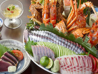 黒潮皿鉢コース+2時間飲み放題付き