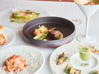 [TC Exclusive · Includes Wine] Summer Limited-Edition 9-Course Dinner Featuring Poached Jumbo Shrimp and Roasted Lamb + A Glass of Champagne for Toasting & One Glass of Wine of Your Choice