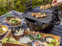 日本料理「さくら」平日ランチ限定「炭火焼おつまみセット」