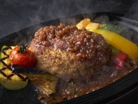 【肉（29）の日ディナー】ハンバーグ（300g・皿盛り）シャリアピンソース