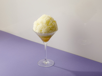 【[July1-August31] Dessert Set】 Melon Shaved Ice Parfait + Coffee or Tea