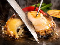 <Teppanyaki: TEPPAN> Authentic teppanyaki lunch with live abalone and Yonezawa beef [Tanba ~TANBA~]