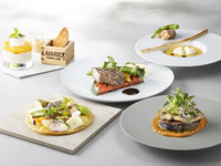 [ディナー]夏限定コース “関西エクスカージョン ‒ 京都府 美山、西陣、上賀茂編”★シャンパン "モエ・エ・シャンドン"含むフリーフロー付き★
