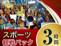サッカー）昼のスポーツ観戦パック3時間 、オープンスペース