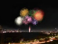 NOC【華 hana】Fireworks viewing and dinner buffet with all-you-can-drink