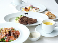 [Perfect for girls' nights out] 37 Light Lunch Course: Main course is aged rib steak