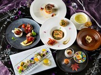 Skyscraper dinner course