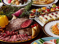 【一般￥6,000】9月10月熊本県産牛ローストビーフ × 秋のスイーツディナーブッフェ食べ放題+ソフトドリンク飲み放題