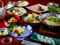 【夏季限定】鱧・太刀魚・穴子・鰻の長物尽くし懐石「ふうりん」