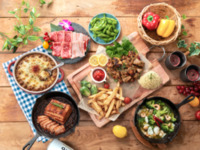 (Summer) [Fridays, Saturdays, Sundays, and holidays] ー Gold Star BBQ Plan (Unlimited Alcohol)