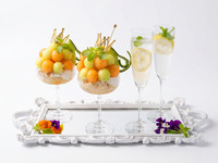 Special Parfait Plate Set "Melon with a Crown"