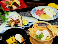 ♦【記念日×和食会席】松茸会席　比叡　アニバーサリープレート付き