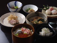 [2nd Anniversary Lunch] Limited lunch course featuring seasonal ingredients + two glasses of sake (sparkling sake + special sake)