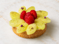 Melon Raspberry Tart
