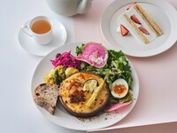 [Special Brunch with Dessert & Drink] White Ginger Gratin with Young Chicken and Summer Vegetables