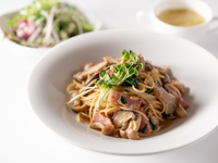 ハーフビュッフェ ・Aランチ‗★きのこの和風スパゲティ★