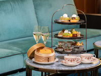 August 31 ~ Wagashi and Shine Muscat afternoon tea