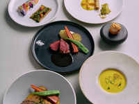 【LUNCH】Signature Course 魚・肉のＷメイン 全7皿　（夏）