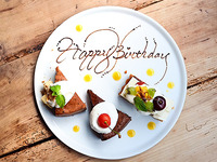 【 Anniversary plate!】お祝いメッセージプレート