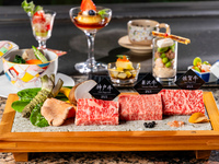 －Moegi－ Kobe, Yonezawa and Saga Wagyu tasting comparison Teppanyaki Course（8/1～）