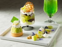 Limited to 10 per day: Parfait & Sweets Plate - Melon and Muscat Grapes