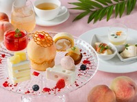 二日間限定【まるごと桃のアフタヌーンティーセット】