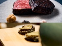 銀座 kappou ukai ”肉匠” 鮑・名古屋コーチンセレクト 但馬牛極上シャトーブリアン プレミアムコース