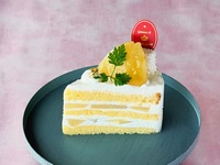 白桃のショートケーキ