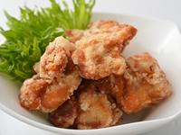 Deep fried Shiretoko chicken from Hokkaido