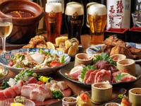 【夏の最上級！】馬肉と御造り九点盛り、炭焼うなぎ釜飯を味わう贅沢コース★飲み放題付7,000円