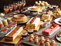<11:00 (Partial)> [Dessert buffet included] Sendai Kokusai Hotel's traditional roast beef and pastry chef's special sweets buffet