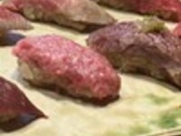 2-hour free flow included 【Beef Sushi Delight Course】A course featuring yakiniku of black Japanese wagyu thigh and rib, along with beef sushi – 10,000 yen (including tax)