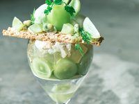 Seasonal Parfait Pairing　-シャインマスカット　ずんだ　オリーブオイル-