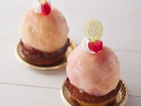 桃のプレミアムケーキ