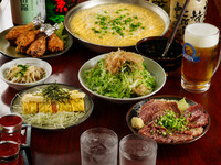 夏季限定【2時間飲み放題+鍋無し宴会コース】5000円（全6品）