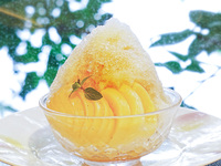 MUKAITSURU's Shaved Ice - Earl Grey and White Peach