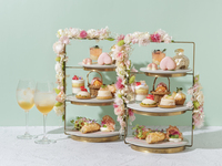 Peach Afternoon Tea + 2 drinks