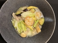 海老と綾ぶどう豚入り八宝菜