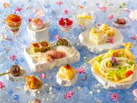お盆期間 寿司アフタヌーンティー 「花蓮」乾杯スパークリング付