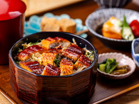 【7月限定・夏の贅沢ランチ】うなぎ御膳　食後のカフェ付き　3,300円