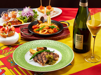 【Spanish Dinner Course】 選べるメインのショートコース+乾杯スパークリング付き+選べるメイン2品(7/1～)
