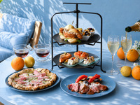 WEB限定 14%OFF!!【シチリアン・サマーハイティー】ローランペリエ シャンパンフリーフロー付きプレミアムプラン
